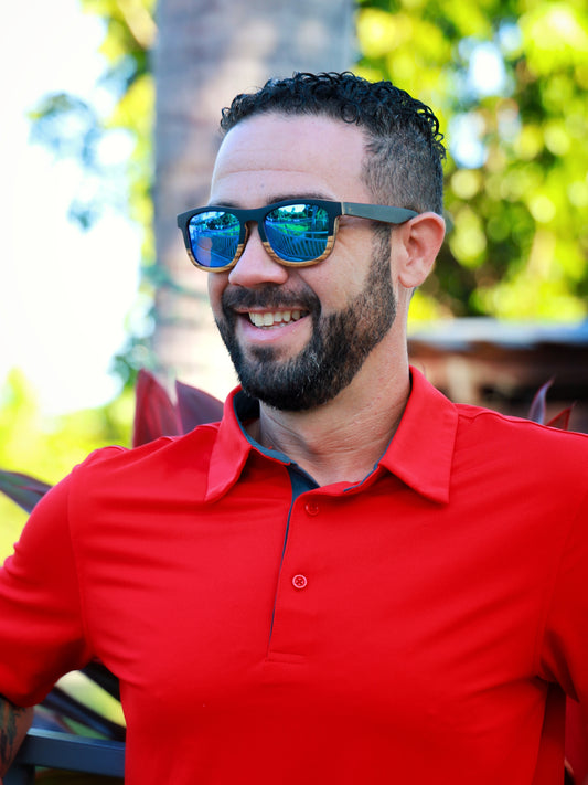 Black Sand Beach - Blue